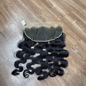 Cabello Virgen Vietnamita Ondulado Negro de Lujo con Frente Frontal, Cabello Humano Súper Doble Trama, Envío Rápido Directo de Fábrica - Product Image 2