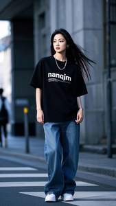 T-shirt à manches courtes pour homme FMF, coupe classique, col rond, coton respirant, imprimé graphique, streetwear décontracté, vêtements de plage - Product Image 4