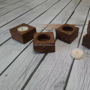 Porte-bougie en métal plaqué or, support de bougie décoratif de qualité supérieure pour les mariages, les fêtes et les décorations d'événements - Product Image 1