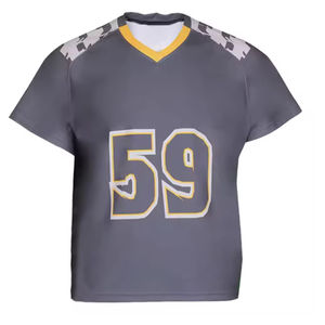 Uniformes de lacrosse personnalisables à marque privée, imprimés, séchage rapide, respirants, anti-humidité, durables, vêtements d'équipe 100% polyester - Product Image 5