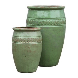 Pots à plantes en céramique fabriqués au Vietnam, décorations pour la maison, prix raisonnable, vente en gros à bas prix, ajustables. - Product Image 1