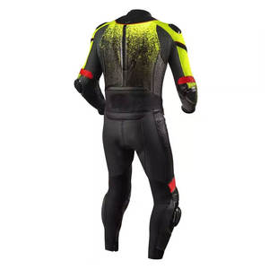 Combinaison de course de moto d'hiver haute performance en cuir, imperméable, respirante et chaude, conçue pour la piste et la route, usage professionnel - Product Image 2
