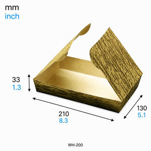 Plateaux en papier à motif feuille de bambou pour charcuterie, confiseries et plats à emporter - Product Image 6