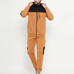 Conjunto Deportivo para Hombre, Sudadera con Capucha y Cremallera Completa, Pantalones Deportivos, 100% Algodón, Felpa Transpirable - Product Image 4