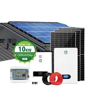 Chất lượng cao 5KW & 10KW nhà hàng ngày năng lượng Hệ thống lưu trữ Tấm pin mặt trời với MPPT điều khiển Lithium Ion Inverter pin bao gồm - Product Image 4