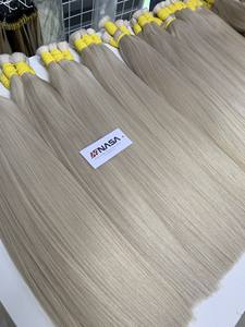 Prix de gros Extensions de cheveux en vrac Cheveux de donneur vietnamien Double noyade 100 grammes Couleurs claires 20 pouces - Product Image 2