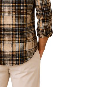 Black Brown Beige Tartan <b>Plaid</b> Mens Long Sleeve <b>Shirt</b> Casual Button Down Check Cotton <b>Shirt</b> Custom Wholesale Fashion Apparel - Product Image 6