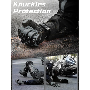 Guantes de Motocicleta Premium de Poliéster, Nailon y Poliuretano, Impermeables, con Pantalla Táctil, Dedos Completos, Antideslizantes, Unisex, para Carreras, Esquí y Deportes - Product Image 5