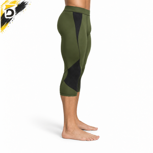 Legging Capri pour homme : construction légère, flexibilité fiable et soutien confortable pour la course et les séances de fitness - Product Image 2