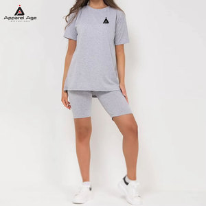 Factory Price <b>Shorts</b> Set Custom Sports <b>Shorts</b> Set Custom Logo Printed <b>Shorts</b> Set For <b>Women</b> - Product Image 1