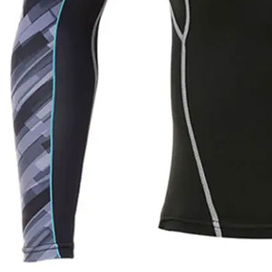 Men Rash Guard <b>Long</b> <b>Sleeve</b> <b>Compression</b> <b>Shirt</b> Custom Logo Quick Dry Sportswear Gym Training Fitness Wear - Product Image 5