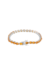 Pulsera de Citrino en Plata de Ley 92.5 KLSB-20350 - Product Image 3