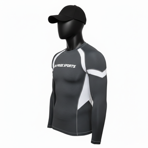 Personaliza Tu Propia Camiseta de Manga Larga para MMA - Color y Logotipo Personalizados, Tallas Grandes, Impresión por Sublimación, Unisex - Product Image 4