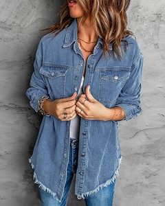 Wholesale Custom Logo Front 100% Cotton Men's Winter <b>Jeans</b> Jacket High Quality Casual Breathable Eco-Friendly Quick Dry Outdoor - Product Image 3