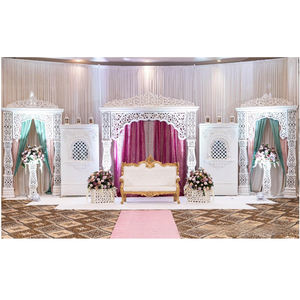 Escenario de Recepción de Boda de Lujo, Estilo Bollywood, Tema Personalizado, Nuevo, Venta de Fábrica, EE. UU. - Product Image 1