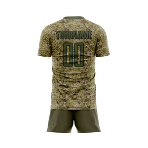 Ensemble de maillots de foot personnalisés avec coutures résistantes et un aspect moderne pour les équipes, uniforme de foot avec tissu anti-humidité - Product Image 3