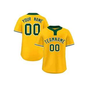 Camiseta Deportiva de Béisbol para Adultos de Alta Calidad, Transpirable y de Secado Rápido, con Cierre de Botones, Moda Primavera - Product Image 4