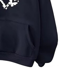 Sweat-shirt à capuche oversize pour homme, été, 340 g/m², polaire polyester rayonne, séchage rapide, couleur unie, personnalisable, grandes tailles, streetwear en gros - Product Image 5