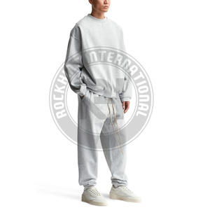 Sudadera de cuello redondo de corte regular, 100% algodón, forro polar, peso pesado, personalizada, estilo urbano, ecológica, digital, para verano - Product Image 4