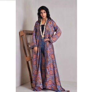 Bohemian Silk <b>Kimono</b> Robe Lightweight & Breathable Printed Long <b>Kimono</b> Robes <b>Women</b> Dressing Sleepwear Bathrobe - Product Image 1