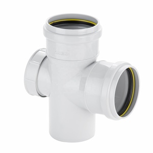 SWR Single Tee Ringfit pour une connexion de branchement efficace dans les systèmes de drainage des eaux usées et des eaux de pluie en plomberie - Product Image 6