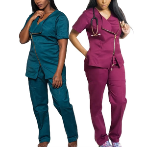 Custom Nursing & <b>Scrubs</b> Uniforms <b>Sets</b> Short Sleeve Unisex Hospital Logo Uniform <b>Scrubs</b> Suit Medical <b>Scrub</b> <b>Set</b> - Product Image 6