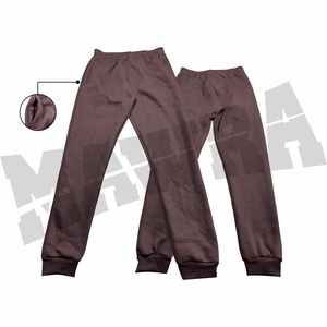 Costume de jogging deux pièces d'hiver décontracté pour hommes avec strass solide respirant 100% coton polaire grande taille applique d'escalade en plein air - Product Image 3