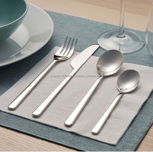 ชุดช้อนส้อมมีดสแตนเลสแบบคลาสสิก ดีไซน์สั่งทำได้ ขายส่งยอดนิยมปี 2025 เป็นมิตรกับสิ่งแวดล้อม ด้ามจับยาว เหมาะสำหรับงานแต่งงาน - Product Image 5