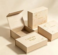 Boîte cadeau de luxe à fermeture magnétique, logo imprimé personnalisé, boîte en papier rigide, emballage écologique pour mariage, emballage cadeau d'entreprise