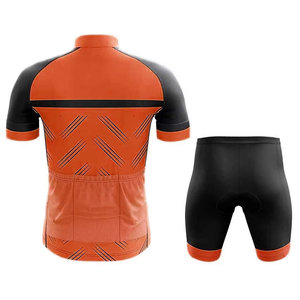 Ensemble de maillot de cyclisme personnalisé de qualité supérieure et respirant, nouveau modèle, anti-bactérien, séchage rapide, 100% polyester - Product Image 4