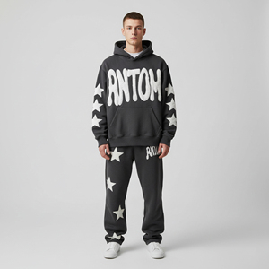 Premium <b>Men</b> Solid Heavyweight <b>Velvet</b> Tracksuit Winter Warm Fleece Hooded <b>Jacket</b> Joggers Set Sweatshirt Casual Sports Suit Custom - Product Image 3
