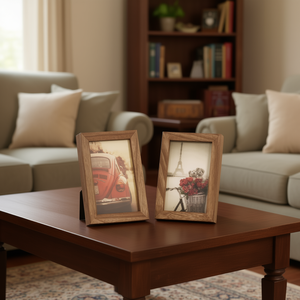 Handmade Rustic Wooden <b>Picture</b> <b>Frame</b> Customized Photo Holder for Family <b>Wedding</b> Anniversary Birthday Home Decoration - Product Image 3