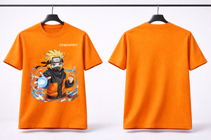 Camiseta con gráfico de ninja estilo anime de ONEAPEX, camiseta informal unisex de manga corta con estampado de guerrero, camiseta moderna de estilo urbano - Product Image 3