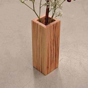 Handmade Wooden Rectangle Tabletop Vase <b>Rustic</b> Floral Display <b>Home</b> <b>Decor</b> - Product Image 1