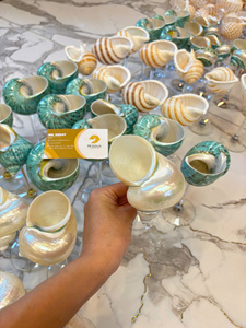 Copas de Vino de Cristal con Diseño Costero Hechas a Mano, Regalos para Damas de Honor y Aniversarios, Juego de Regalo para Cumpleaños y Despedidas de Soltero - Product Image 5
