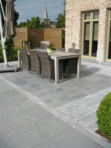 Dalles antidérapantes en pierre bleue sablée, prix usine, pierre calcaire bleue naturelle pour jardin, patio, aménagement extérieur, carrelage de sol - Product Image 5