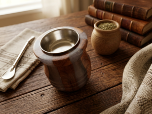 Quemador de Incienso de Madera Artesanal con Cuenco de Acero Inoxidable, Soporte para Bukhoor, Porta Incienso Natural para Aromaterapia en el Hogar - Product Image 2