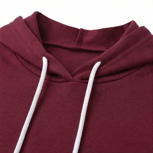 Conjunto de 2 Piezas para Mujer, Top de Manga Corta con Capucha y Pantalones Cortos, Color Sólido, Corte Holgado, Estilo Casual, Largo por Encima de la Rodilla, Traje de Algodón - Product Image 4