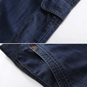 Shorts cargo pour hommes de haute qualité avec poches, fermeture éclair et bouton, lavage contrastant, service OEM, design personnalisé - Product Image 6