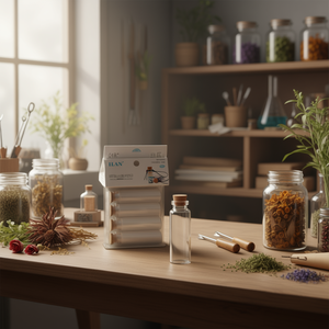 Bottiglia in vetro ILAN 22mm x 50mm 10ML con tappo in sughero per conservazione - Product Image 3