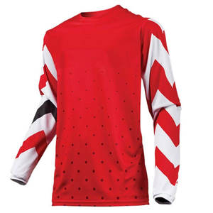 เสื้อเจอร์ซีย์จักรยานเสือภูเขาแบบแขนยาว OEM สำหรับดาวน์ฮิลล์และเทรล  ออกแบบเองได้ พิมพ์ลายแบบ Sublimation ป้องกันรังสียูวี 100% โพลีเอสเตอร์ พร้อมกางเกงสำหรับมอเตอร์ครอส - Product Image 4