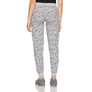 Women Jogger Pants Cotton Spandex Blend High Waist Drawstring Cuffed Ankle Casual Lounge Sweatpants - Product Image 3
