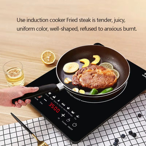 Cocina de Inducción Eléctrica Inteligente de 3500W, Un Solo Quemador, Control Táctil, Portátil, Calentamiento Rápido, Superficie de Vidrio Negro, Uso Doméstico - Product Image 6