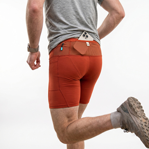 <b>Men's</b> Orange Running <b>Shorts</b> With Pockets Quick Dry <b>Compression</b> Elastic Waist Sporty Workout <b>Shorts</b> <b>Men</b> Yoga Wear Tight <b>Shorts</b> - Product Image 2