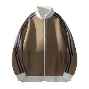 เสื้อสเวตเชิ้ตผู้ชายสีเทาอ่อน ผ้าฝ้าย 100% ทรงปกติ แขนยาว คอปกแบบสวม ปิดกระดุม ผ้าฟลีซ ใส่สบาย เหมาะสำหรับฤดูหนาว - Product Image 1