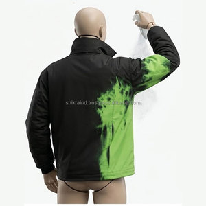 Blouson Bomber Décontracté à Capuche pour Homme, Nouveau Modèle en Velours Côtelé Imperméable, Style Vintage Teint Uni, Coupe Oversize, Idéal Printemps - Product Image 2