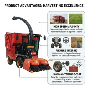 Corn Silage Chopper Harvester – Self Propelled Forage <b>Cutter</b> <b>Machine</b> for Maize - Product Image 2