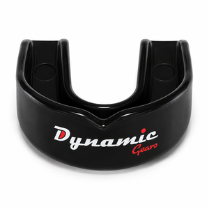 Protège-dents professionnel Dynamic Gears noir et rouge en EVA, réglable, écologique, léger, non toxique, pour adultes, pour la boxe - Product Image 3