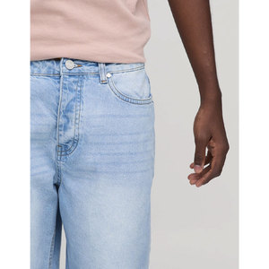 <b>Men</b>’s Blue <b>Denim</b> Shorts Slim Fit Stretch Casual Summer Shorts with Pockets - Product Image 2
