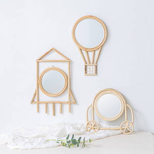 Adorno de pared artesanal con forma de cohete, decoración de ratán para niños, material ecológico para la decoración interior de la habitación infantil. - Product Image 3